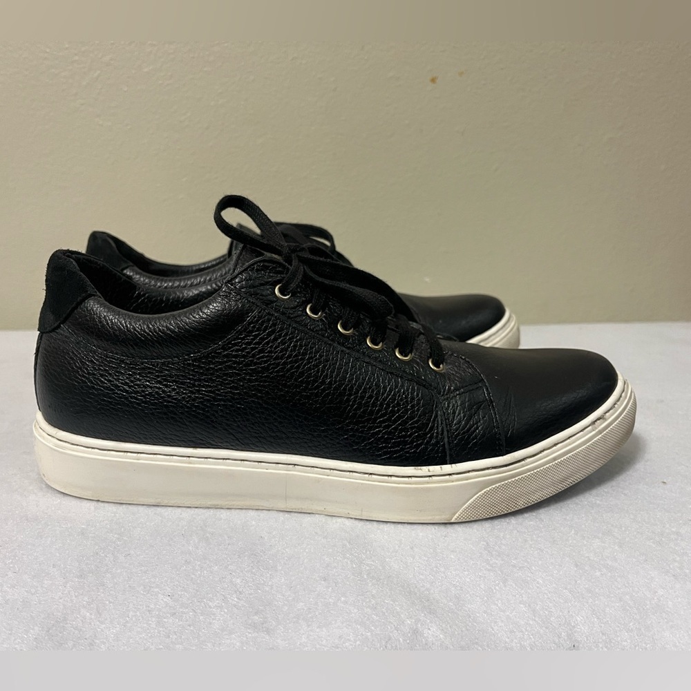 Sarah Flint Perfect Sneaker Black Leather Lace Up Shoes Women’s Size 11 EU 42